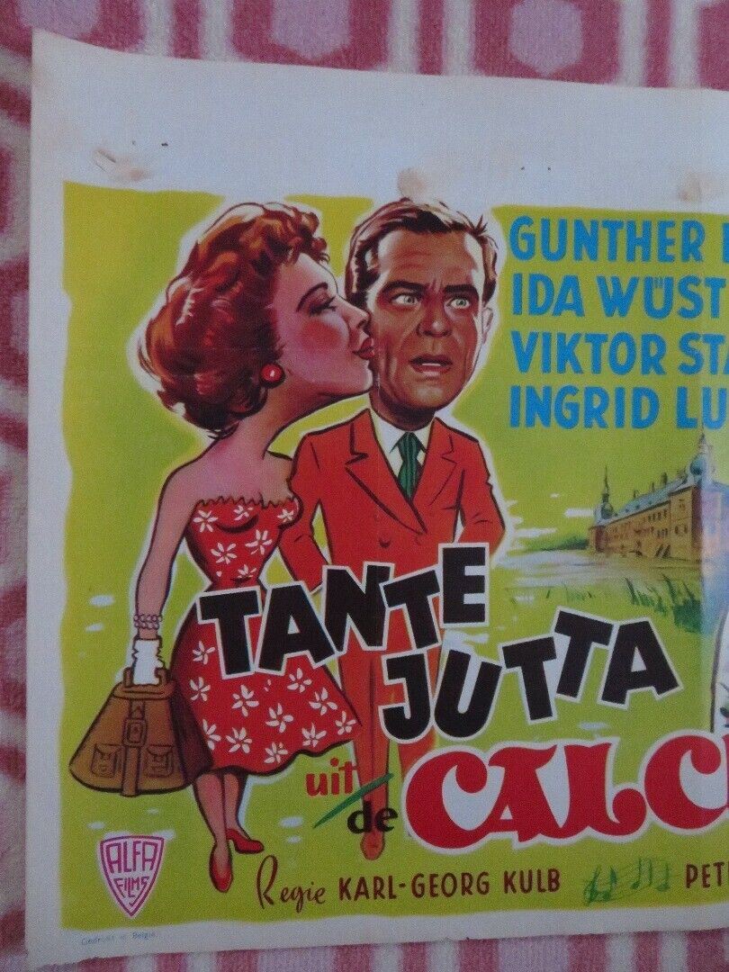 TANTE JUTTA AUS KALKUTTA BELGIUM (14"x 21.5") POSTER GUNTHER PHILIPP 1953