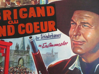 LE BRIDAND AU GRAND COEUR/  Duel in the Forest BELGIUM (15"x 21") POSTER 1958