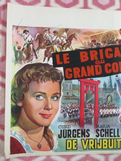 LE BRIDAND AU GRAND COEUR/  Duel in the Forest BELGIUM (15"x 21") POSTER 1958