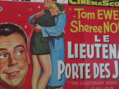 THE LIEUTENANT WORE SKIRTS BELGIUM (14.5"x 21.5") POSTER TOM EWELL 1956