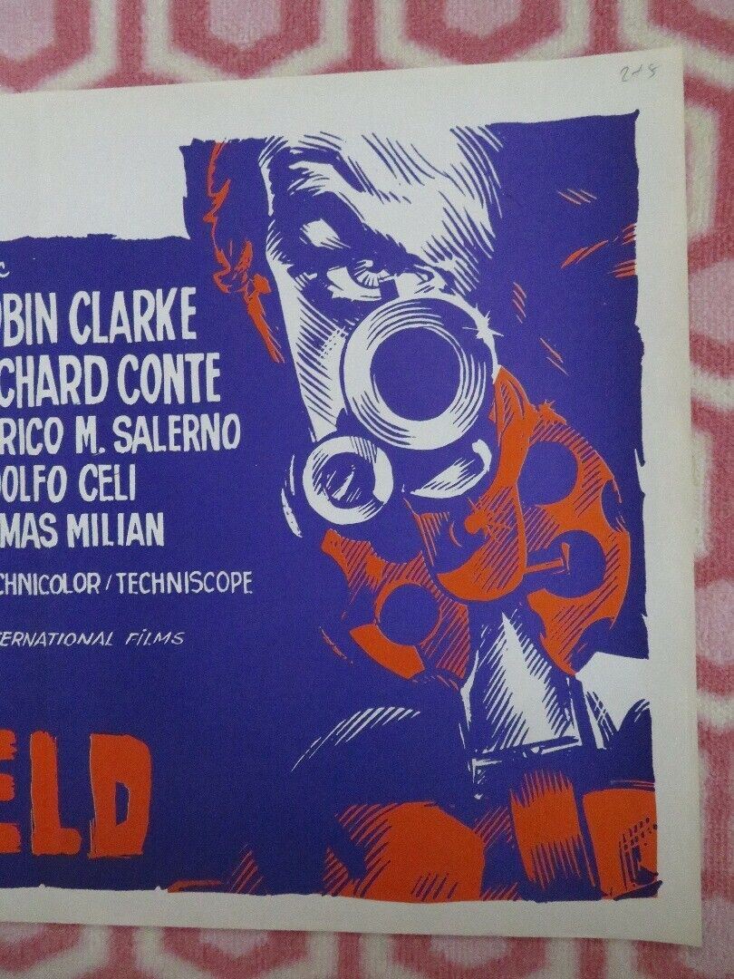 SENTENCE DE MORT/ Death Sentence BELGIUM (14"x 21") POSTER ROBIN CLARKE 1968