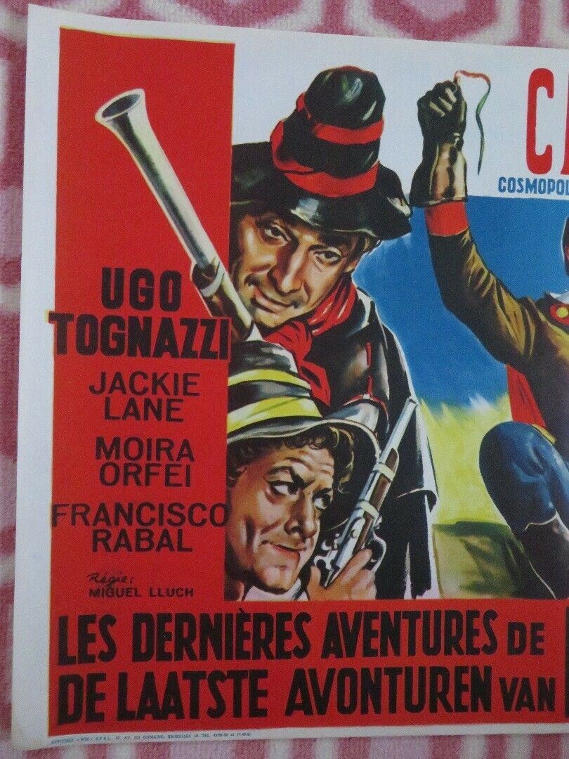 LES DERIERES AVENTURES DE FRA'DIAVOLO  BELGIUM (14"x 21") POSTER 1962