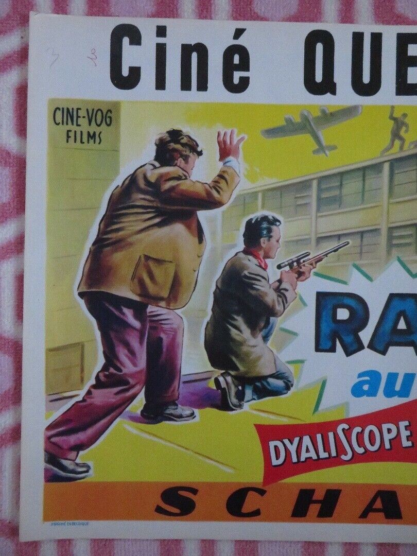 RAPT AU 2ME BUREAU/ Operation Abduction BELGIUM (14"x 21.5") POSTER 1958