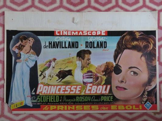 LA PRINCESSE L'EBOLI / That Lady BELGIUM (14"x 21") POSTER 1955