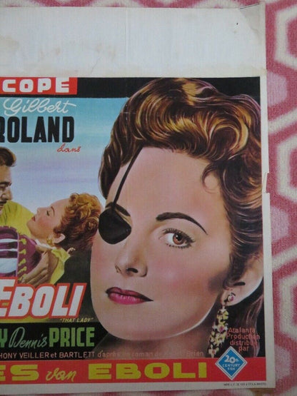 LA PRINCESSE L'EBOLI / That Lady BELGIUM (14"x 21") POSTER 1955