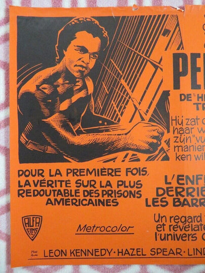 PENITENTIARY  BELGIUM (15"x 20.5") POSTER LEON KENNEDY 1979