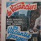 LES VACANCIERS BELGIUM (14.5"x 21.5") POSTER ALICE SAPRITCH 1974