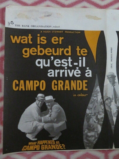 WHAT HAPPENED AT CAMPO GRANDE?/ The Magnificent Two BELGIUM (14.5"x 21") POSTER