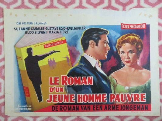 LE ROMAN D'UN JENE HOMME PAUVRE BELGIUM (14.5"x 20.5") POSTER 1942