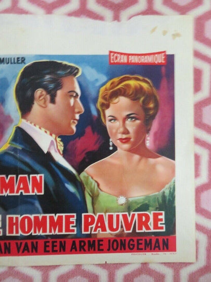 LE ROMAN D'UN JENE HOMME PAUVRE BELGIUM (14.5"x 20.5") POSTER 1942