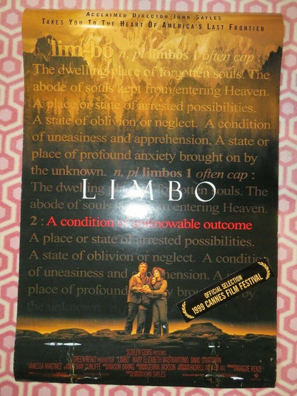 LIMBO US ONE SHEET ROLLED POSTER MASTRANTONI MICHAEL LASKIN 1999