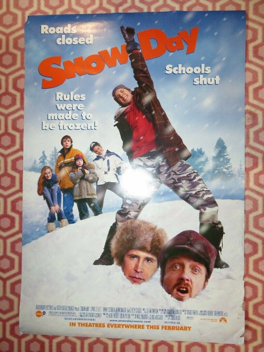 SNOW DAY US ONE SHEET ROLLED POSTER  CHEVY CHASE CHRIS ELLIOTT 2000