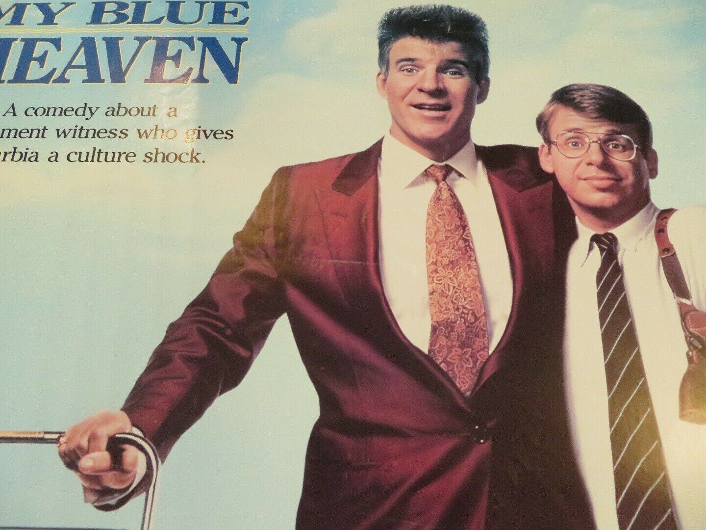 MY BLUE HEAVEN US ONE SHEET ROLLED POSTER STEVE MARTIN RICK MORANIS