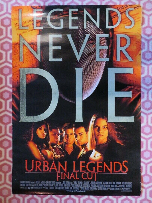 URBAN LEGENDS FINAL CUT US ONE SHEET ROLLED POSTER EVA MENDES 2000