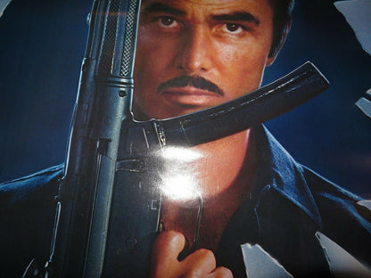 STICK US ONE SHEET ROLLED POSTER BURT REYNOLDS 1985