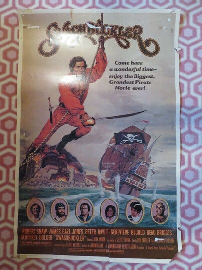 SWASHBUCKLER US ONE SHEET ROLLED POSTER POSTER PROS ROBERT SHAW 1976