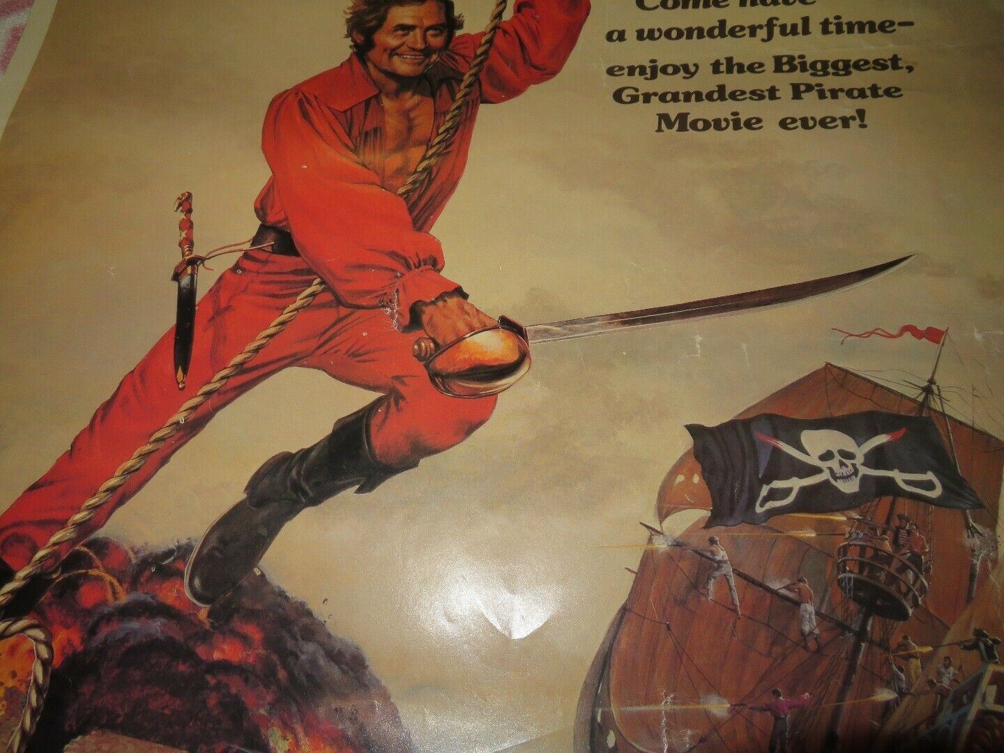 SWASHBUCKLER US ONE SHEET ROLLED POSTER POSTER PROS ROBERT SHAW 1976