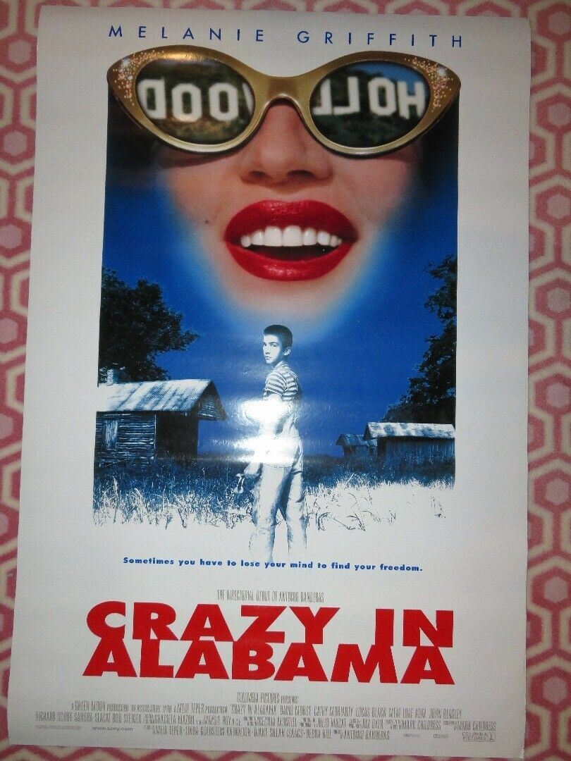 CRAZY IN ALABAMA US ONE SHEET ROLLED POSTER MELANIE GRIFFITH 1999