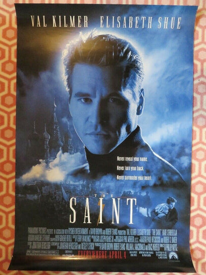 THE SAINT US ONE SHEET ROLLED POSTER VAL KILMER ELISABETH SHUE 1997