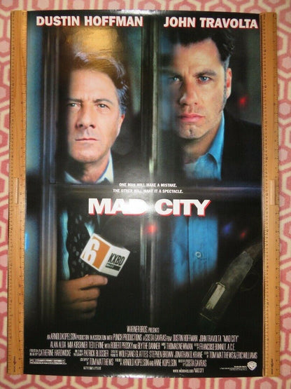 MAD CITY US ONE SHEET ROLLED POSTER DUSTIN HOFFMAN JOHN TRAVOLTA  1997