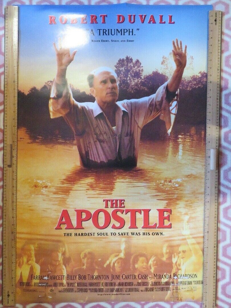 THE APOSTLE US ONE SHEET ROLLED POSTER ROBERT DUVAL 1997