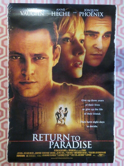 RETURN TO PARADISE US ONE SHEET ROLLED POSTER VINCE VAUGHN ANNE HECHE