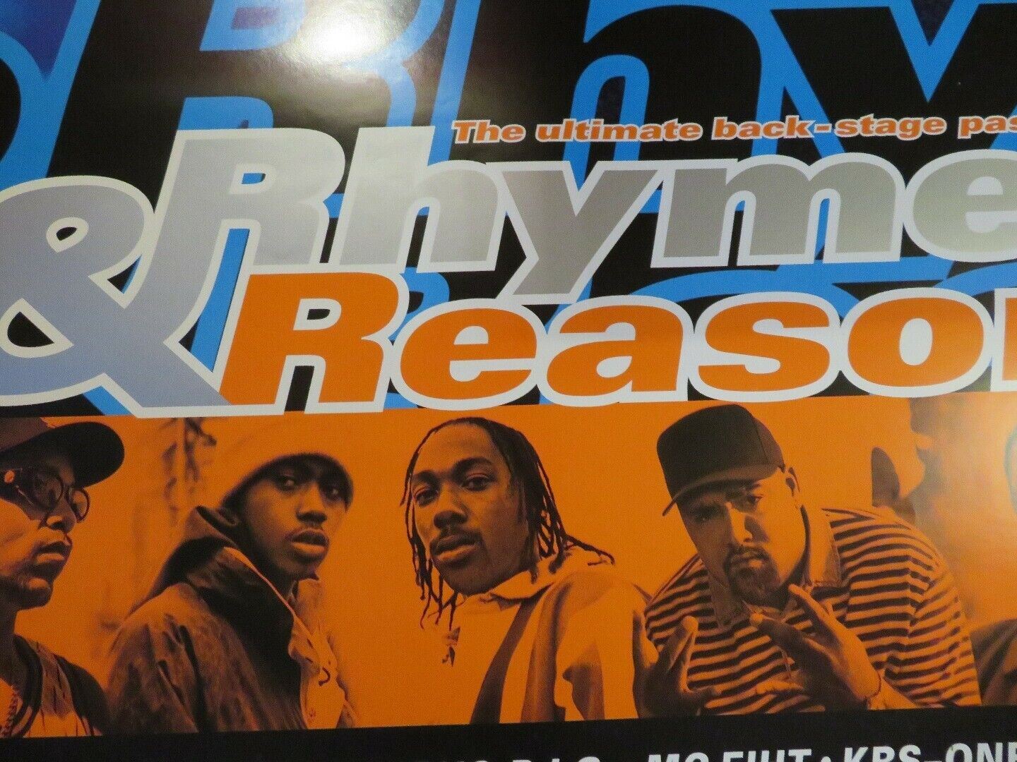 RHYME & REASON US ONE SHEET ROLLED POSTER B-REAL KURTIS BLOW DR.DRE