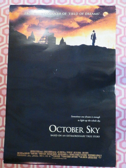 OCTOBER SKY US ONE SHEET ROLLED POSTER JAKE GYLLENHALL CHRIS COOPER