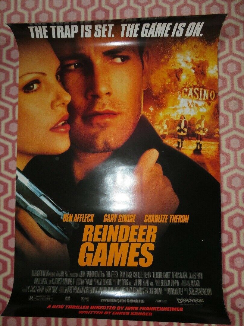 REINDEER GAMES US ONE SHEET ROLLED POSTER BEN AFFLECK 2000