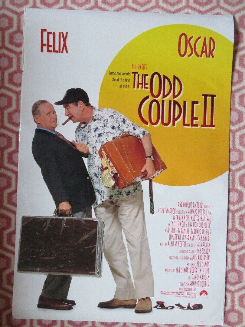 THE ODD COUPLE 2 US ONE SHEET ROLLED POSTER JACK LEMMON WALTER MATTHAU