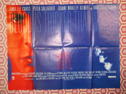 MOTHERS BOYS BRITISH QUAD (30" x 40") POSTER JAMIE LEE CURTIS 1993