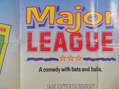 MAJOR LEAGUE BRITISH QUAD (30" x 40") POSTER TOM BERENGER CHARLIE SHEEN 1989