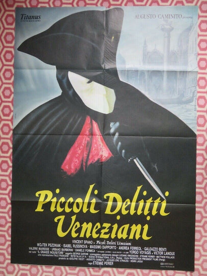 PICCOLI DELITTI VENEZIANI / Rouge Venise ITALIAN 2 FOGLIO POSTER 1989