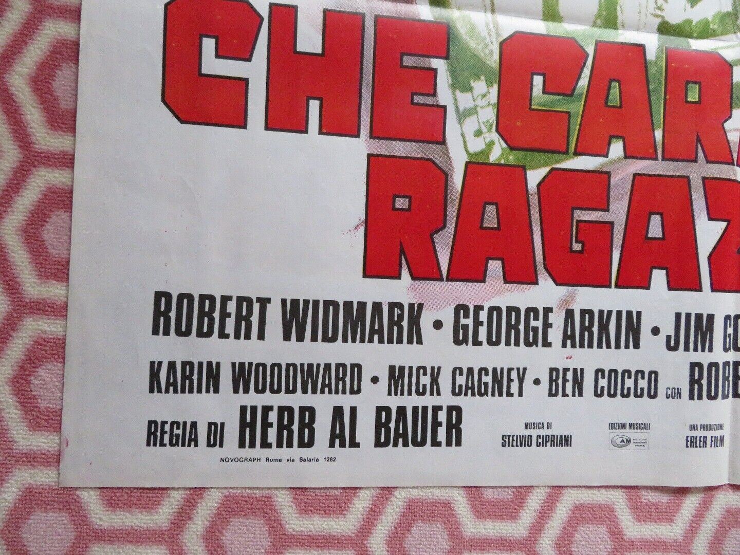 CHE CARAMBOLE.. RAGAZZI!! ITALIAN 2 FOGLIO (55.5"x 39") POSTER 1976