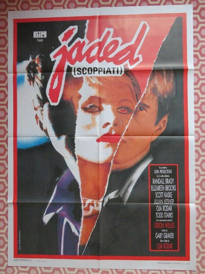 JADED ITALIAN 2 FOGLIO (55"x 39") POSTER RANDALL BRADY ELIZABETH BROOKS 1989