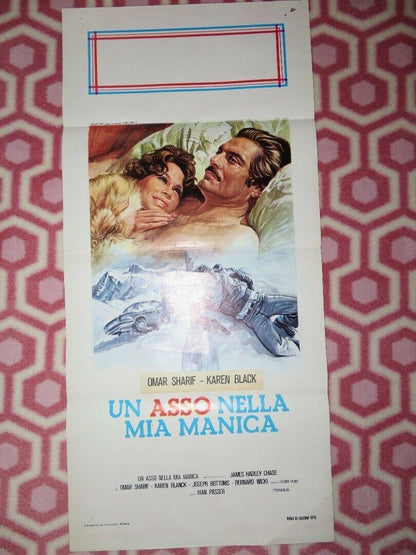 CRIME AND PASSION / UN ASSO NELLA MIA MANICA LOCANDINA (27.5" x 13") POSTER 1976