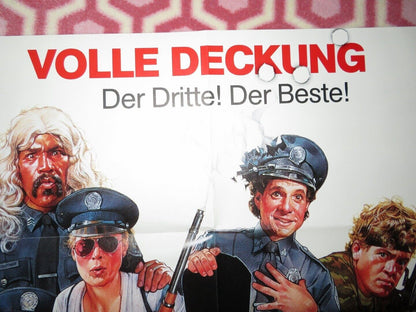 POLICE ACADEMY 3 - BACK IN TRAINING GERMAN A1 (33"x 23") POSTER STEVE GUTTENBERG