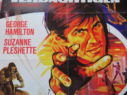 THE POWER  GERMAN A1 (33"x 23") POSTER GEORGE HAMILTON  SUZANNE PLESHETTE 1968