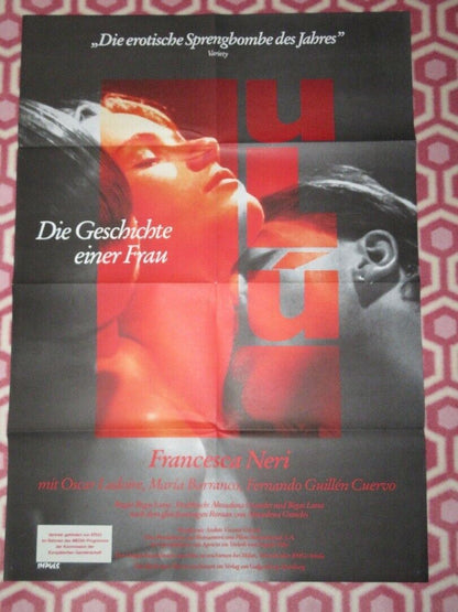 THE AGES OF LULU GERMAN A1 (33"x 23") POSTER FRANCESCA NERI  BIGAS LUNA 1990