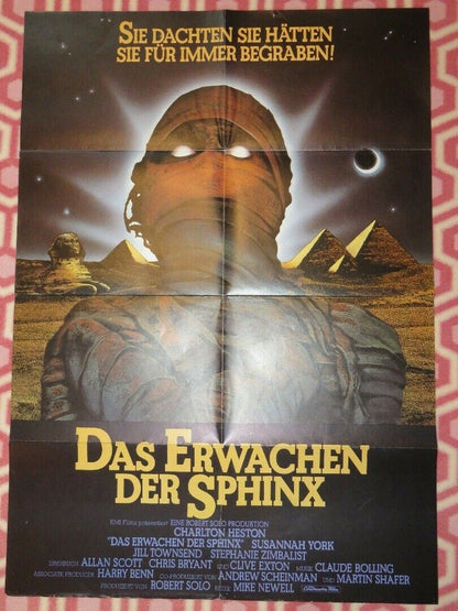 THE AWAKENING GERMAN A1 (33"x 23") POSTER CHARLTON HESTON SUSANNAH YORK 1980