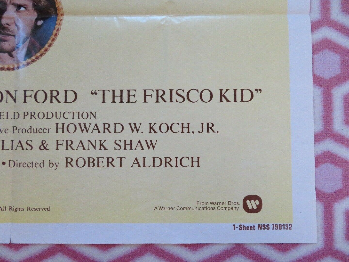 THE FRISCO KID US ONE SHEET  POSTER GENE WILDER HARRISON FORD 1979