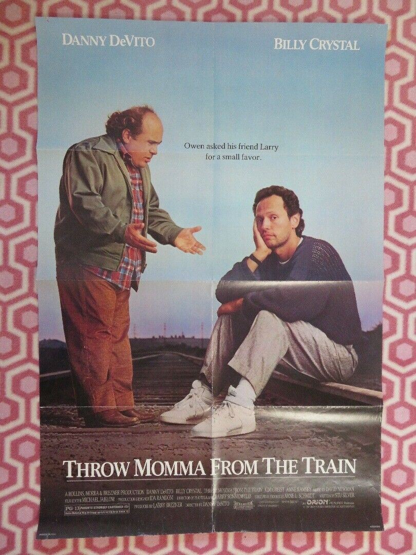 THROWN MOMMA FROM THE TRAIN US ONE SHEET  POSTER DANNY DEVITO 1987