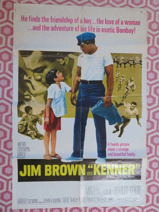 KENNER US ONE SHEET  POSTER JIM BROWN HAROLD CLEMINS 1968