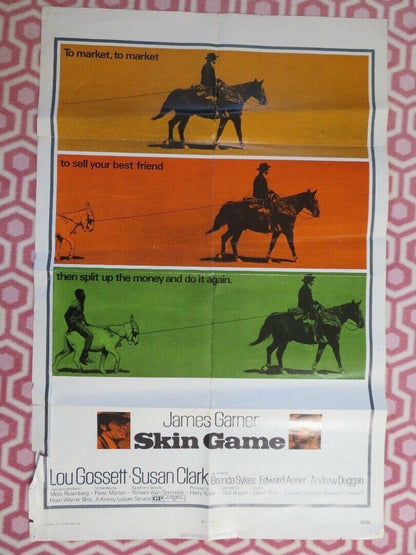 SKIN GAME US ONE SHEET  POSTER JAMES GARNER 1971