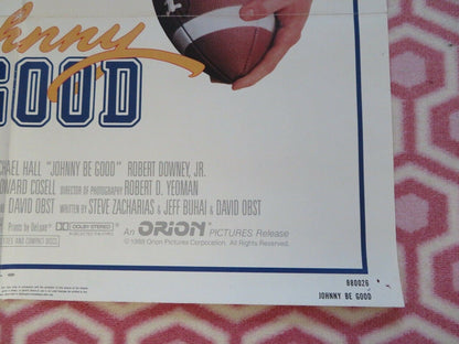 JOHNNY BE GOOD US ONE SHEET  POSTER ROBERT DOWNEY, JR UMA THURMAN 1988