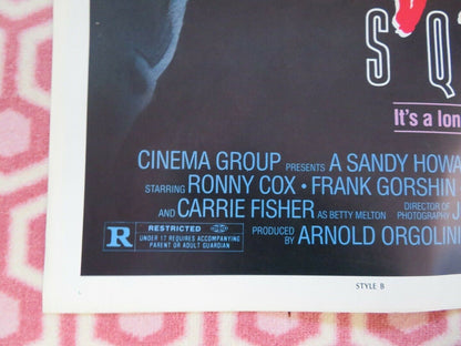 HOLLYWOOD VICE SQUAD US ONE SHEET POSTER CARRIE FISHER 1986 STYLE B