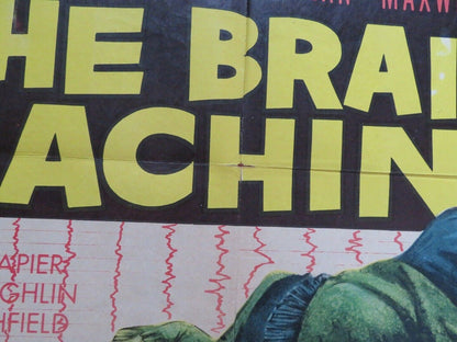 BRAIN MACHINE US ONE SHEET POSTER PATRICK BARR ELIZABETH ALLAN 1955