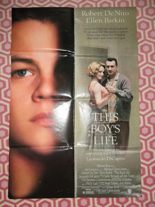 THIS BOY'S LIFE US ONE SHEET POSTER LEONARDO DICAPRIO ROBERT DE NIRO 1993