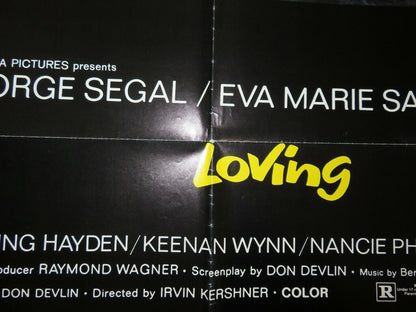 LOVING US ONE SHEET POSTER GEORGE SEGAL EVA MARIE SAINT 1970