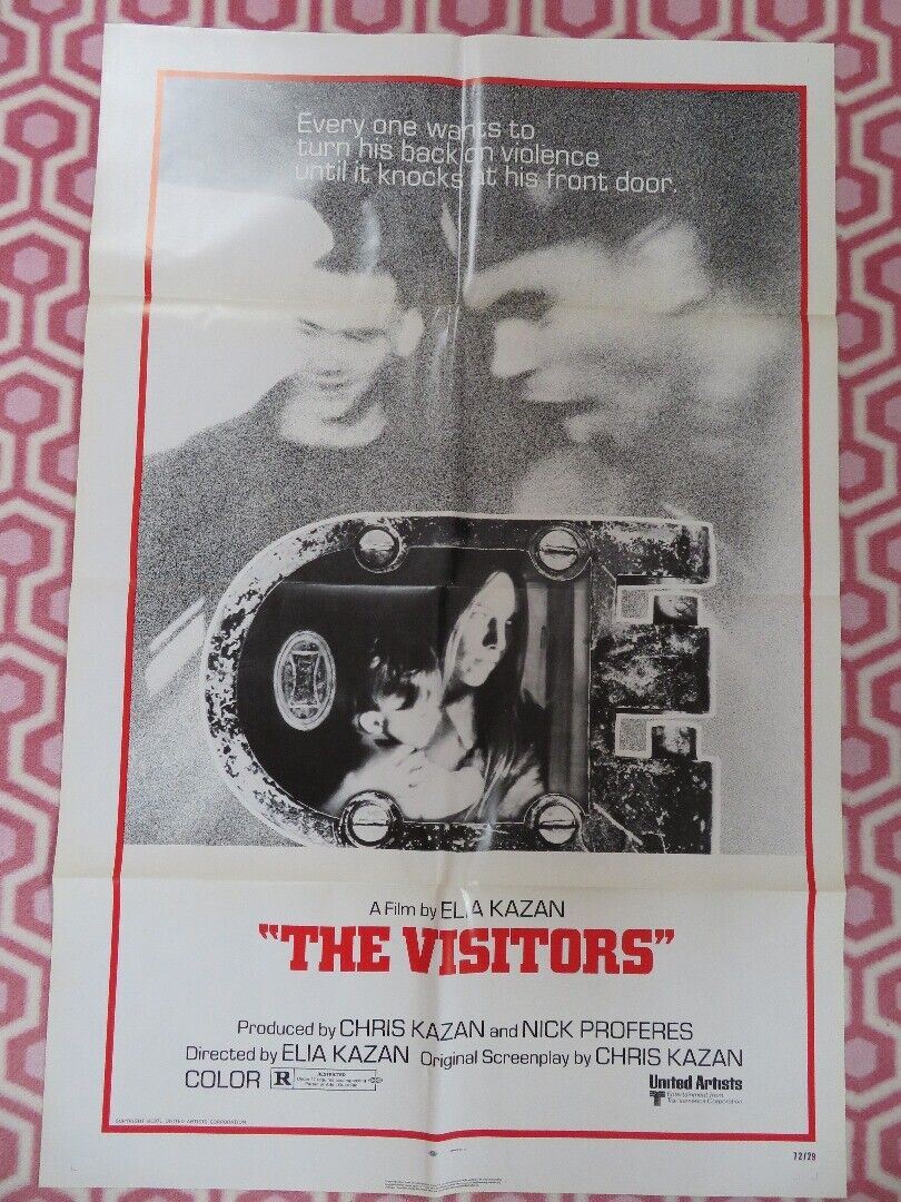 THE VISITORS ONE SHEET POSTER ELIA KAZAN PATRICK MCVEY JAMES WOODS 1972